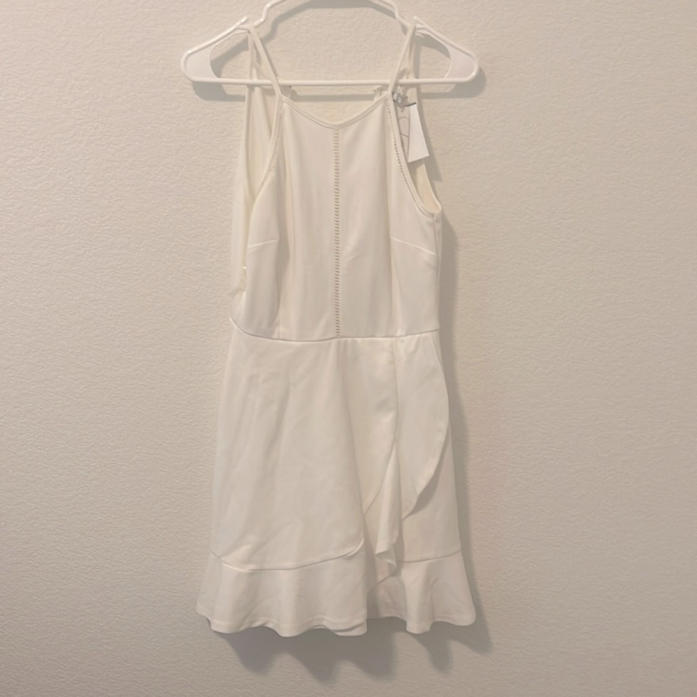 White dress with tags